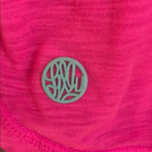 Pink Lilly Pulitzer active tank top - Picture 2 of 4